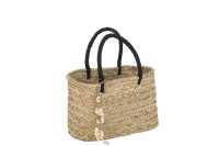 Sac De Plage Coquillages Noir