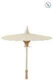 Parasol Tumanggal Textiel/Hout Wit