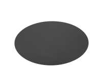 Placemat Round Pvc Black