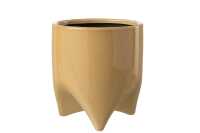 Flowerpot Helia Ceramic Green