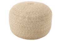 Pouf Miami Outdoor  Poly Na/Blanc