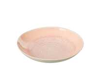 Plate Deep Lara Porcelain Salmon