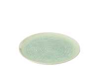 Plate Lara Porcelain Green Small