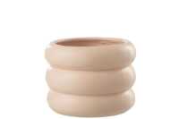 Flowerpot Ring Cement Beige Medium