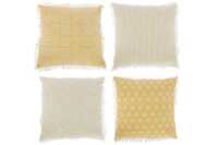 Coussin Indi Textile Jaune