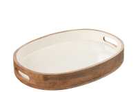 Trays Kos Wood Brown/White