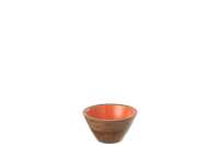 Bowl Kos Wood Orange Small