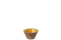 Bowl Kos Wood Yellow Small