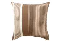 Coussin Mik Coton Beige/Marron