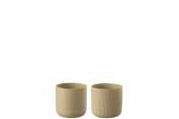 Flowerpot Gen Ceramic Beige Extra