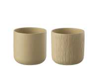 Flowerpot Gen Ceramic Beige Large