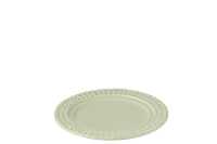 Plate Round Ceramic Green