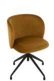 Chair Turn/Up/Down Velvet Ochre