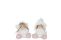 Girls Sitting Hat Fur Polyester