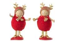 Children Antlers Resin Red/Gold