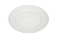 Assiette Raye Porc Blanc 20X20X2Cm