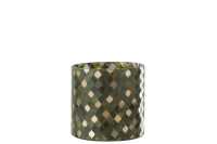 Hurricane Mosaic Cylinder Green