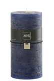 Bougie Cylindrique Bleu Fonce