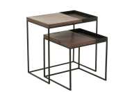 Set De 2 Tables Gigogne Metal