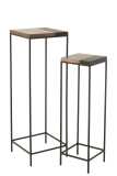 Set Of 2 Side Table High