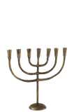 Candleholder Menorah Aluminium