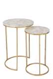 Set Of Two Sidetables Quartz