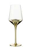 Wine Glass Glass Gold/Transparent