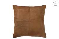 Cushion Cowhair Leather Dark/Camel