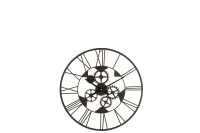 Clock Roman Numerals Wheels Metal