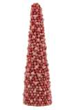 Cone Deco Baies Plastique Rouge