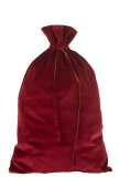 Sac Noel Velours Rouge Large