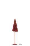 Albero Led/Pile Plastica Rosso