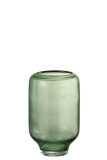 Vase Nora Sur Pied Rond Verre Vert