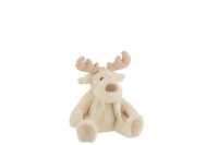 Reindeer+Scarf Sitting Textile