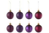 Box Of 8 Christmas Bauble 2+2+2+2