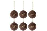 Box Of 6 Christmas Bauble Dots