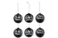 Box Of 6 Christmas Bauble 2+2+2