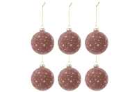 Box Of 6 Christmas Bauble Dots