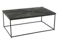 Table Basse Shanil Bois/Fer Noir