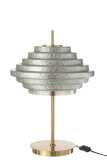 Table Lamp Led Gold Metal/Glass