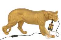 Lampe Puma Resine Or Large