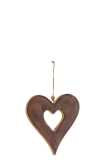 Hanger Hart Hout Bruin Large