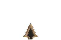 Albero Puzzle Legno Nero/Naturale