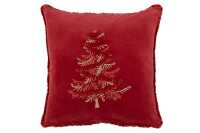 Cushion Tree Textile Red/Gold