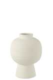 Vase Lanterne Argile Blanc Small