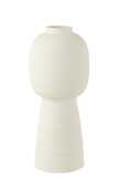 Vase Lanterne Argile Blanc Large