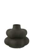 Vase Lio Clay Black Small