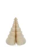 Christmas Tree Folding Paper Cream