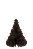 Christmas Tree Folding Paper Brown