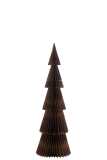 Christmas Tree Folding Paper Brown